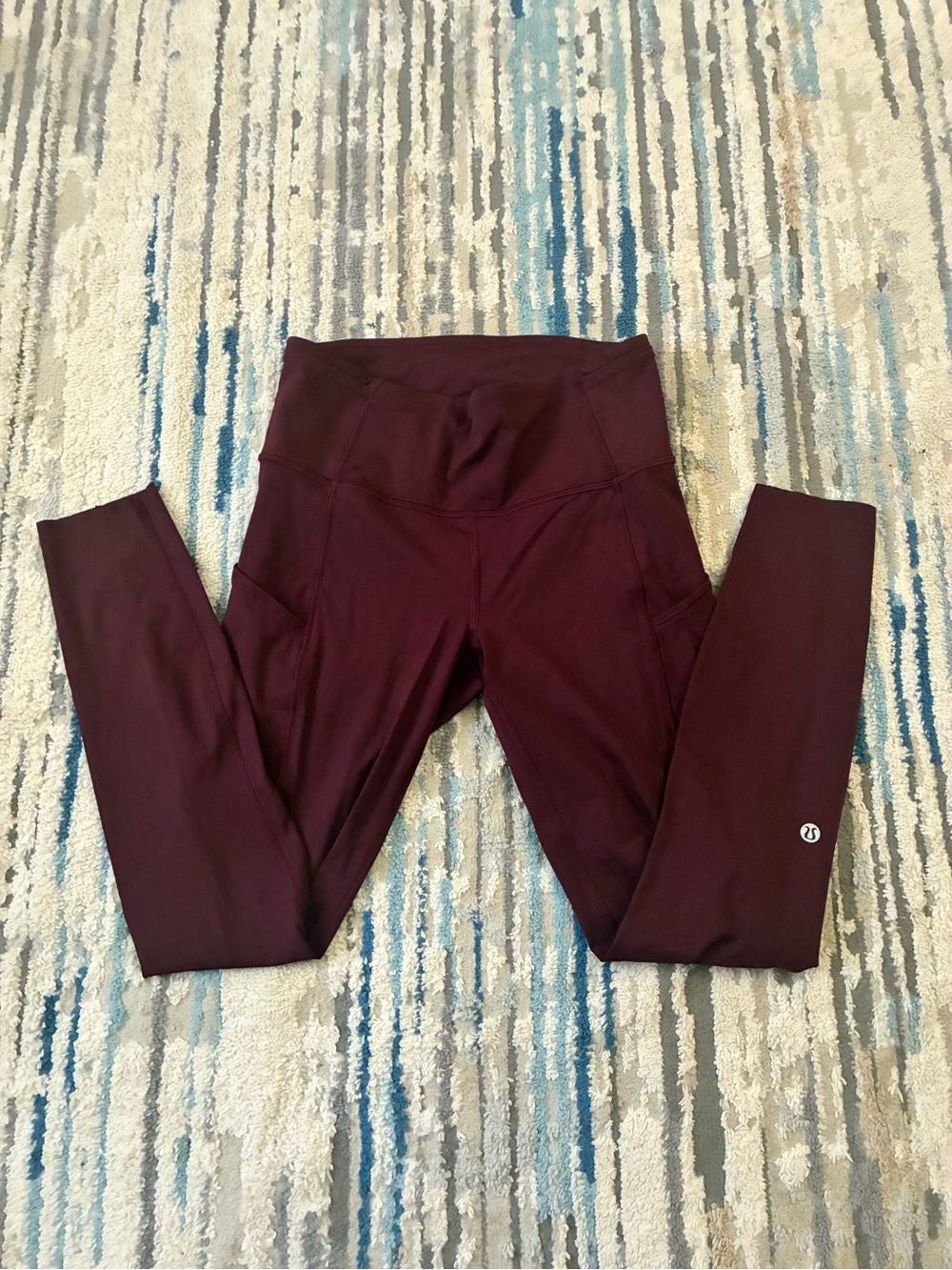 Lululemon Leggings Womens 6 Browm High Rise Athletic Activewear Gym